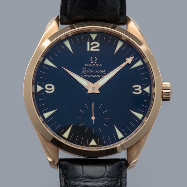 Omega OMEGA SEAMASTER RAILMASTER XXL Limited Edition 221.53.49.10.01.001 18k RG