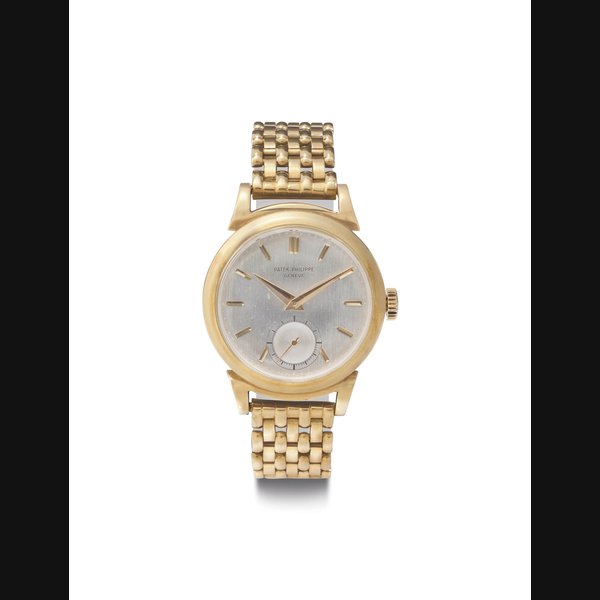 Patek Philippe. A Fine 18k Gold Wristwatch SIGNED PATEK PHILIPPE, GENÈVE, REF. 1491, MOVEMENT NO. 969'981, CASE NO. 670'903, MANUFACTURED IN 1952