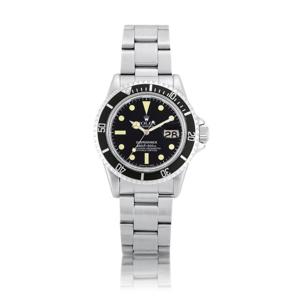 Rolex Submariner, Reference 1680 | A stainless steel wristwatch with date and bracelet, Circa 1977 | 勞力士 Submariner 型號1680 | 精鋼鏈帶腕錶，備日期顯示，約1977年製 · 1680