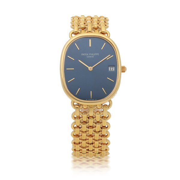 Patek Philippe ELLIPSE, REF 3788/1 YELLOW GOLD WRISTWATCH WITH BRACELET MADE IN 1987 · 3788/1