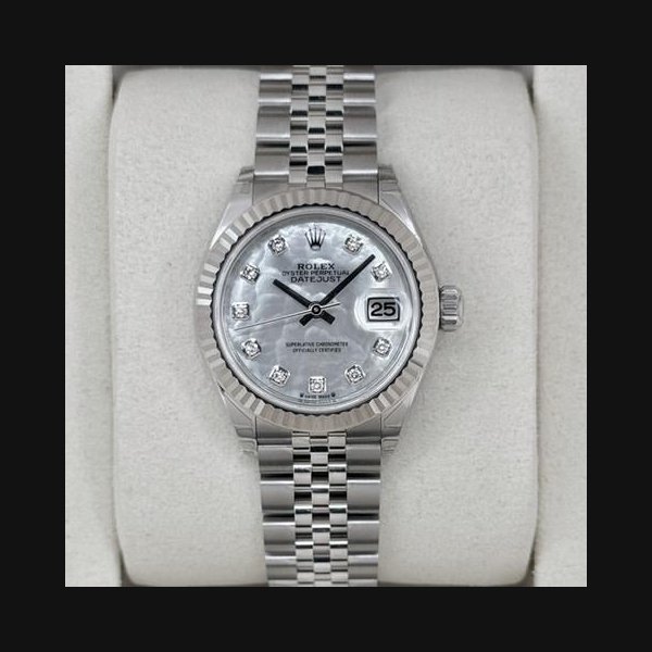 Rolex Lady-DatejustNEW 2026 Lady Datejust 28mm 279174 Mother of Pearl Diamond Dial