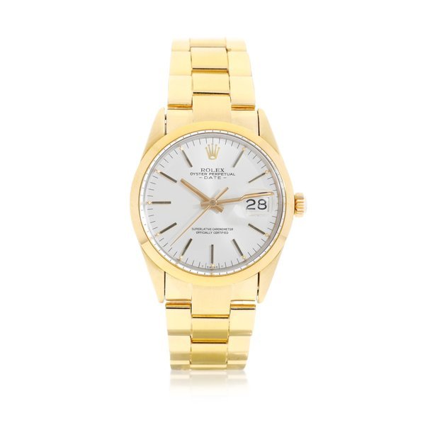 Rolex Rolex | Oyster Date, Reference 15505, A gold plated wristwatch with date and bracelet, Circa 1986 | 勞力士 | Oyster Date 型號15505   鍍金鏈帶腕錶，備日期顯示，約1986年製 · 15505