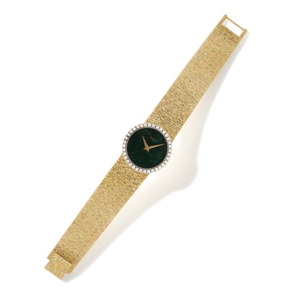 Piaget | Montre-bracelet de dame jade et diamants | Jade and diamond lady's wristwatch