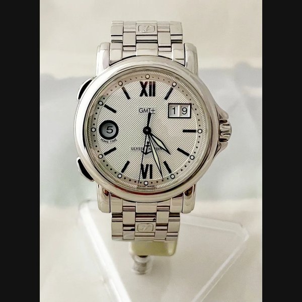ULYSSE NARDIN SAN MARCO BIG DATE GMT SERVICE & WARRANTY! Ref. 223-88