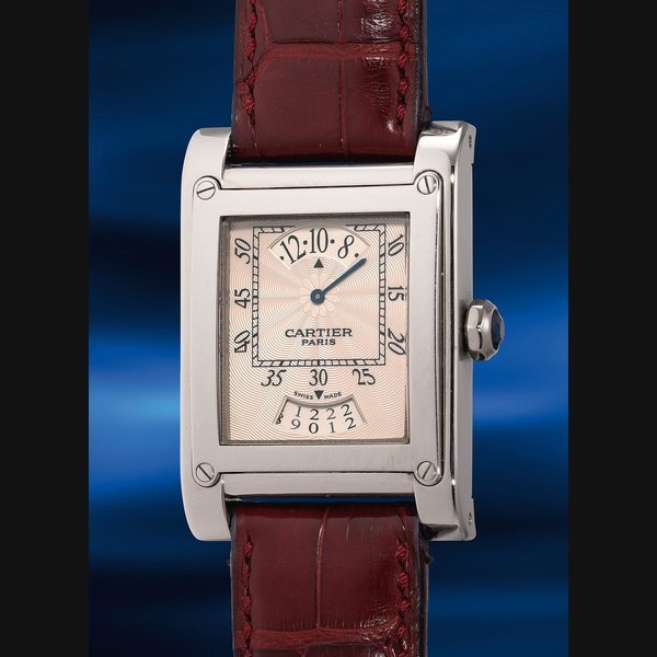 Cartier Cartier Ref. 2554 Tank à Vis “Wandering Hours” CPCP · 2554