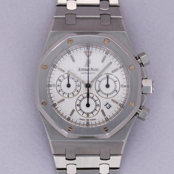 Audemars Piguet Audemars Piguet Royal Oak Chronograph 26860ST White Dial 