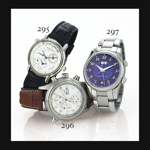 IWC. A LARGE STAINLESS STEEL AUTOMATIC SPLIT SECOND CHRONOGRAPH PILOT'S WRISTWATCH WITH DAY AND DATE SIGNED IWC, SCHAFFHAUSEN, "DER DOPPEL CHRONOGRAPH", CASE NO. 3146655, CIRCA 2000