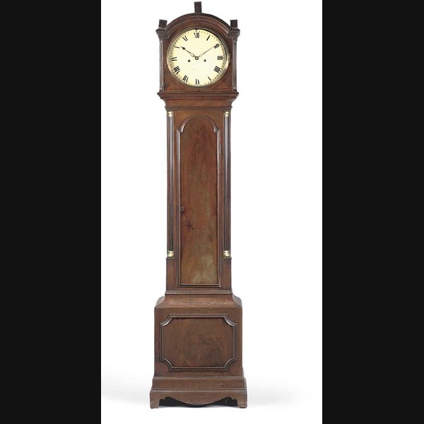  A Regency mahogany and ebony line inlaid longcase clock, circa 1820, Price & Market Data