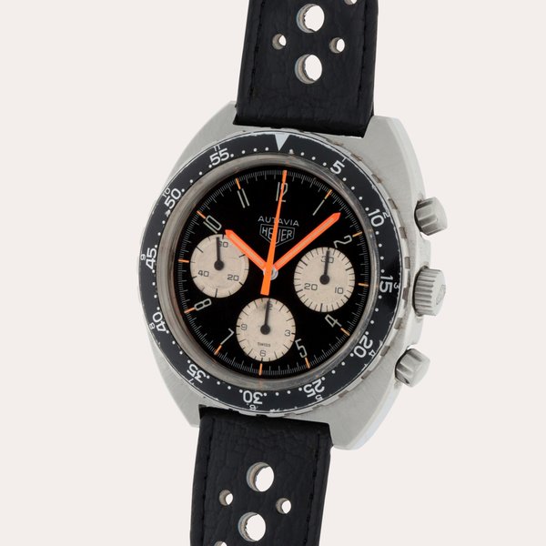 Heuer Autavia 'Shauntavia', Reference 73663 | A stainless steel chronograph wristwatch made for the Kenyan Air Force | Circa 1974, Price & Market Data