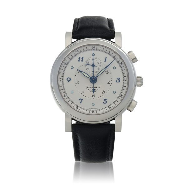 Jean-Mairet & Gillman Alexandre II Limited edition stainless steel chronograph wristwatch Circa 2005