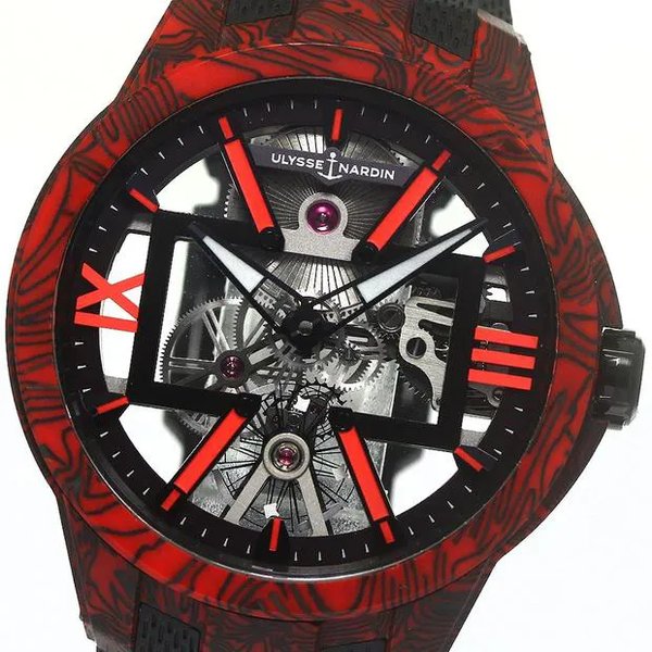 Ulysse Nardin Executive 3713-260/MAGMA Manual winding Carbon Good