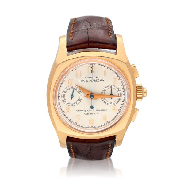 Girard-Perregaux "Rattrapante" reference 90120.0.51.8158 An 18k pink gold automatic split second chronograph circa 2000