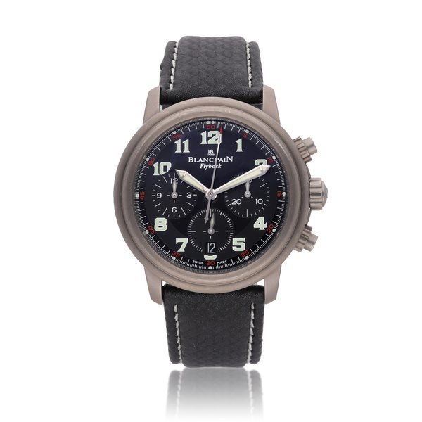 Blancpain Reference 2185F-1230A-63B Leman Flyback | A titanium automatic flyback chronograph wristwatch with date, Circa 2010 · 2185F-1230A-63B