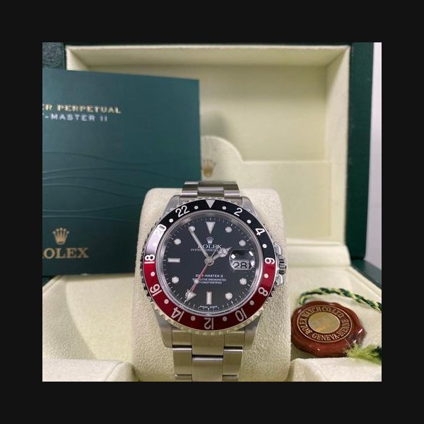 Rolex Rolex GMT-Master IIEXCELLENT Condition 2000 GMT-Master II "Coke" 16710 w/RSC receipt