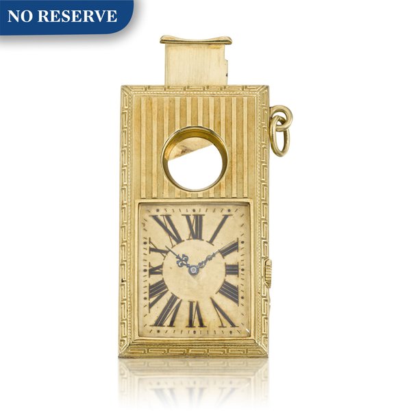 Waltham Gold Keyless Lever Cigar Cutter Form Watch, Circa 1935, Price & Market Data