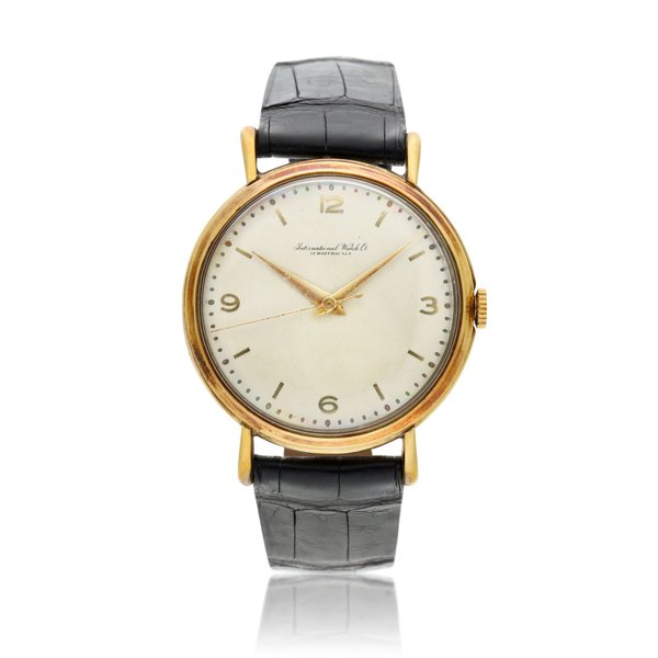IWC A yellow gold wristwatch, Circa 1950
