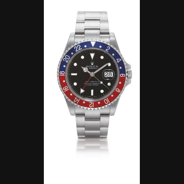 ROLEX, GMT-MASTER II, REF. 16710 STAINLESS STEEL AUTOMATIC DUAL-TIME WRISTWATCH WITH DATE AND BRACELET CASE NO. Z178087, CIRCA 2007