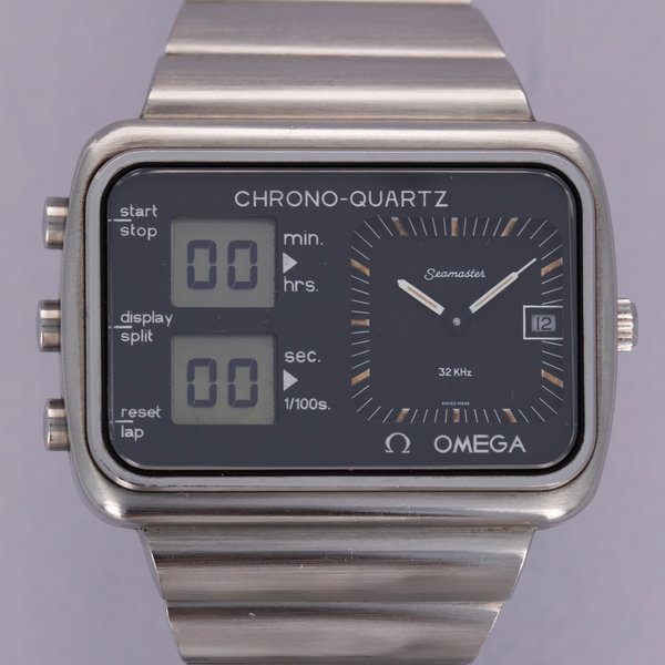 Omega Omega Seamaster Chrono-Quartz 396.0839 Montreal Box and Papers