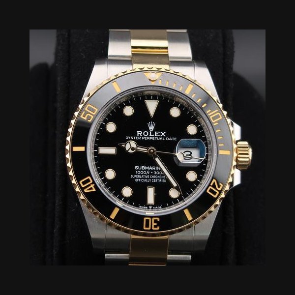 Rolex Rolex Submariner DateTwo-Tone Submariner Date. Black Dial. Black Bezel.
