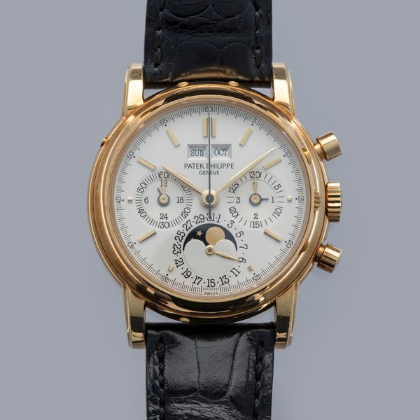 Patek Philippe Patek Philippe Perpetual Calendar Chronograph 3970EJ Second Series 18k YG Box and Papers