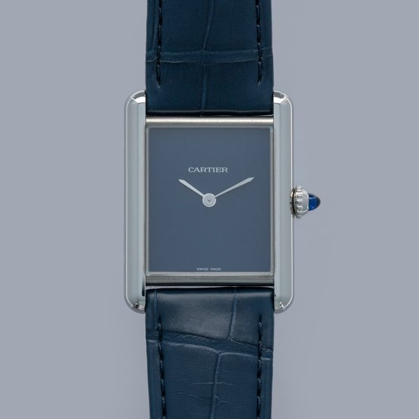 Cartier CARTIER Tank Must LM WSTA0055 Blue Dial Quartz