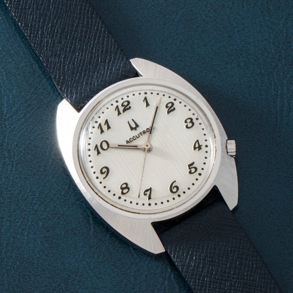 Bulova Bulova Accutron 'Breguet' Stainless Steel Dress Watch