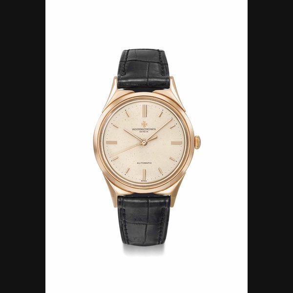 Vacheron Constantin. A fine and attractive 18K pink gold automatic wristwatch with sweep centre seconds SIGNED VACHERON & CONSTANTIN, GENÈVE, AUTOMATIC, REF. 6426, MOVEMENT NO. 557'427, CASE NO. 373'222, MANUFACTURED IN 1961