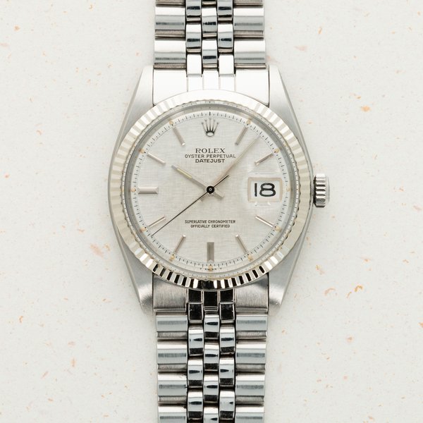 Rolex Rolex Stainless Steel Datejust Linen Dial 1601 · 1601