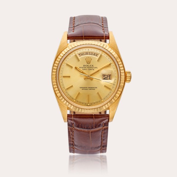 Rolex Reference 1803 Day Date | A yellow gold automatic wristwatch with day and date, Circa 1976 · 1803