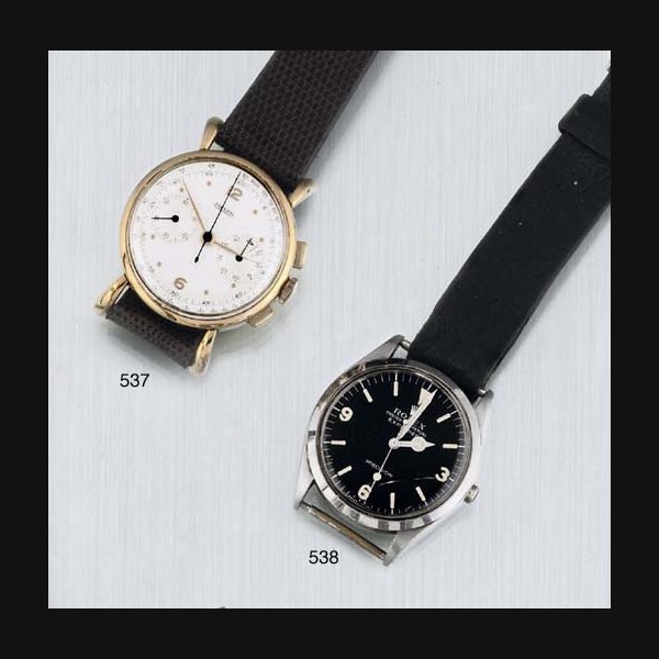 Rolex Rolex. A Stainless Steel Automatic Water Resistant Centre Seconds wristwatch SIGNED ROLEX, OYSTER PERPETUAL EXPLORER, PRECISION, CASE NO 1910746, REF NO 5500, 1968