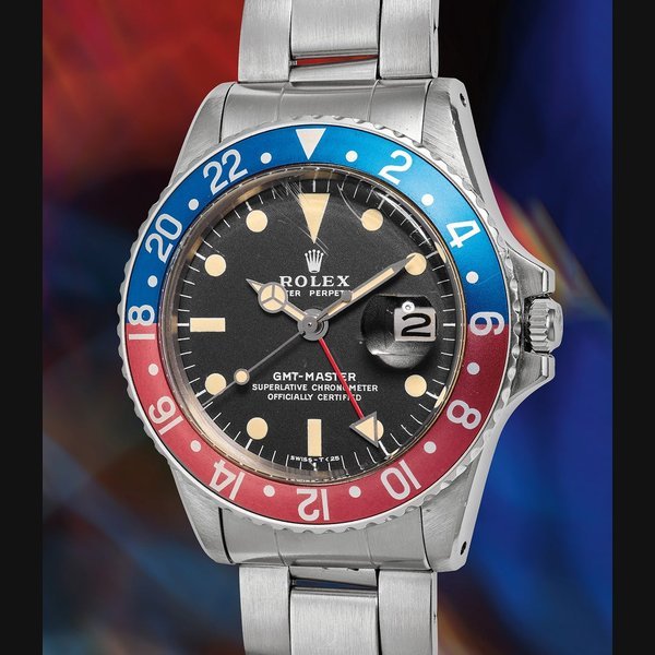 Rolex Rolex Ref. 1675; inside caseback stamped 1675 and III.72 GMT-Master