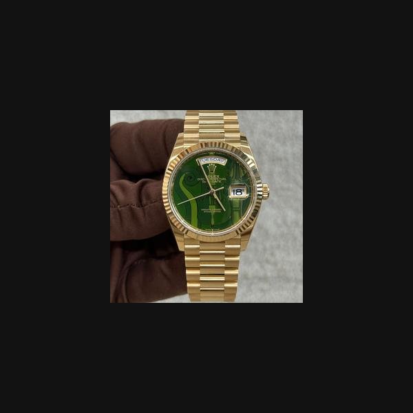 Rolex Day-Date 36Day-Date 36 128238-VIO Yellow Gold Vienna Philharmonic Green Violin Dial