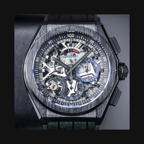 Zenith Zenith Defy El Primero21 Black Ceramic Chronograph 44mm 49.9000.9004/78.R582