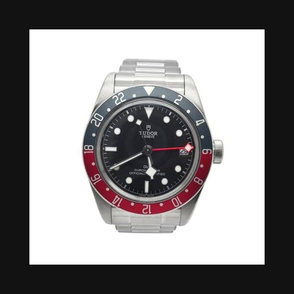 Tudor Black BayGMT 41mm Pepsi Bezel Stainless Steel 79830 Ref. 79830RB