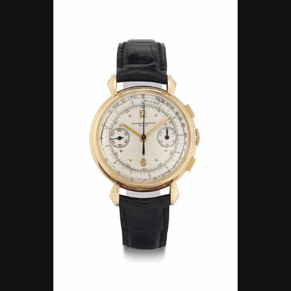 Vacheron Constantin Vacheron Constantin. A Fine and Rare 18k Pink Gold Chronograph Wristwatch SIGNED VACHERON & CONSTANTIN, GENEVE, REF. 4178, MOVEMENT NO. 466'355, CASE NO. 299'856, MANUFACTURED IN 1948