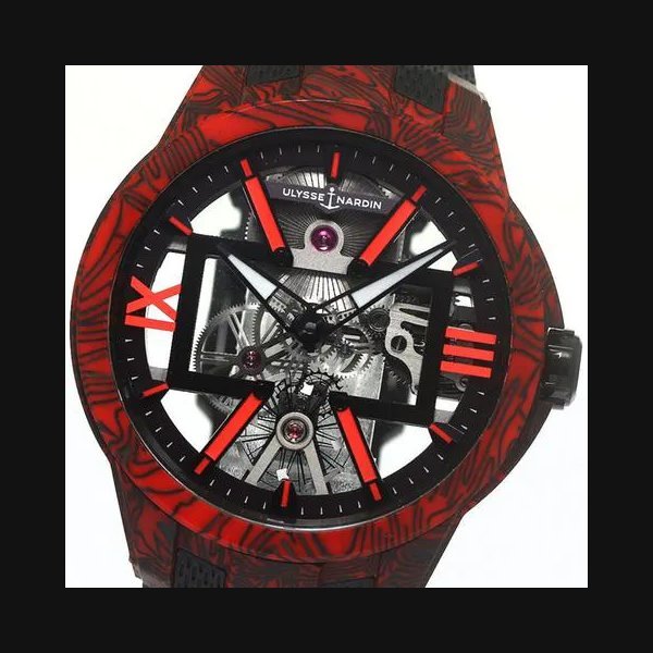 Ulysse Nardin Ulysse Nardin Executive
ユリス・ナルダン 3713-260/MAGMA NEW EXECUTIVE SKELETON X MAGMA 手巻き メンズ 良品 箱・保証書付き_773295 中古