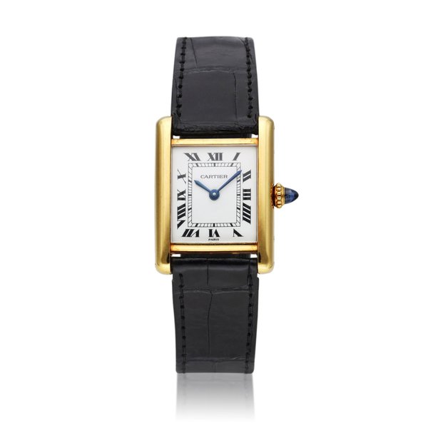 Cartier, Paris Tank Louis | A yellow gold wristwatch, Circa 1990
