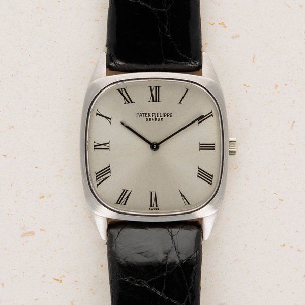 Patek Philippe Patek Philippe Ellipse 3566G Silver Roman Dial 18k WG
