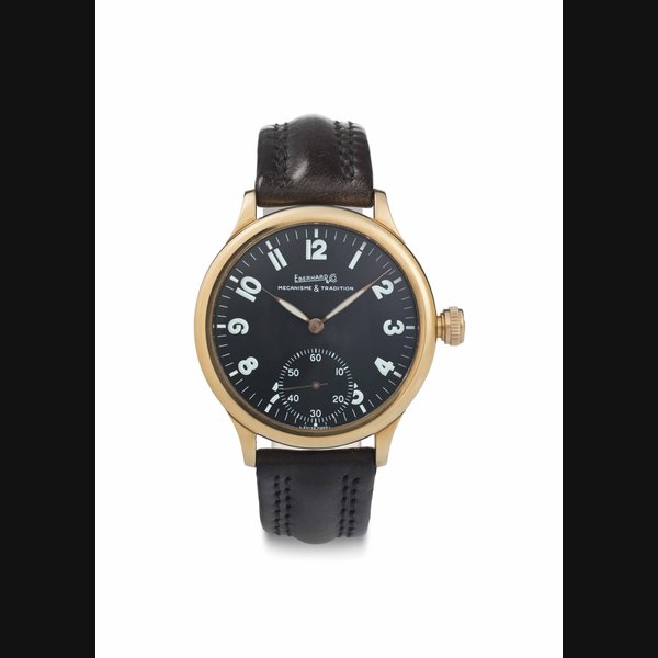 Eberhard. An 18k Pink Gold Wristwatch SIGNED EBERHARD & CO., TRAVERSETOLO VITRE MODEL, REF. 20020VZ, NO. 0050, CIRCA 2004