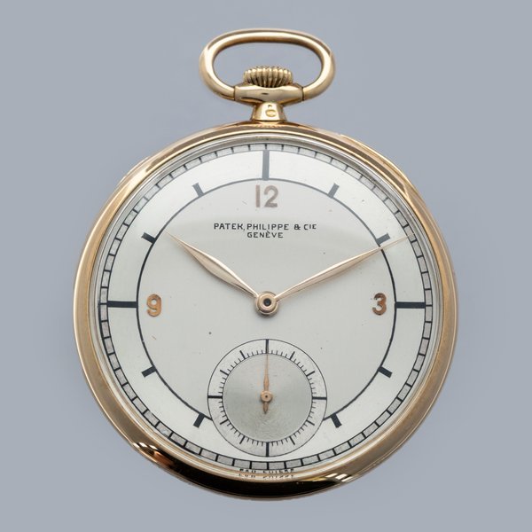 Patek Philippe Patek Philippe Sector Dial Pocket Watch 18k YG with Original Box and Certificate