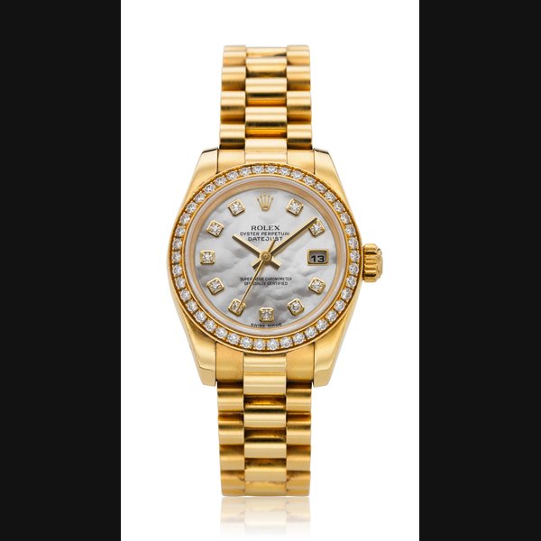 ROLEX, LADIES’ 18K AND DIAMOND DATEJUST, REF. 179138