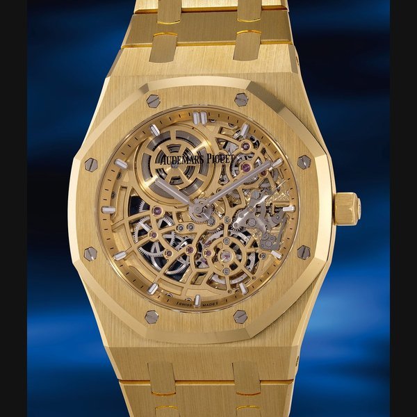 Audemars Piguet Audemars Piguet Ref. 16204BA.OO.1240BA.01 Royal Oak “Jumbo” Extra-Thin Openworked
