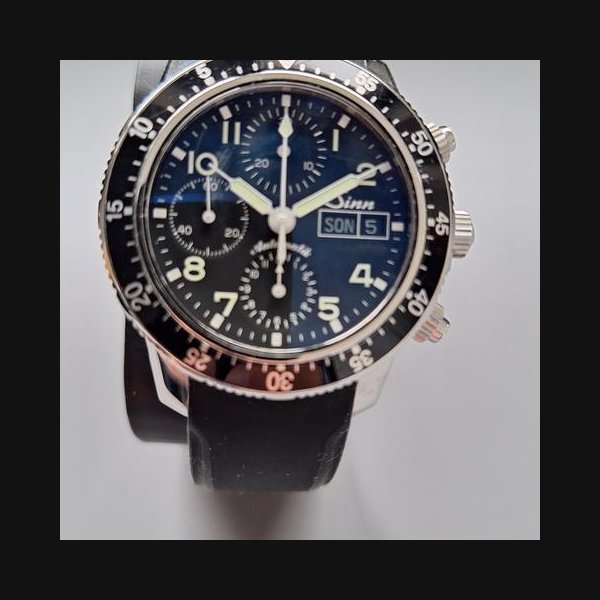 Sinn Sinn 103St Sa Fliegerchronograph silicon and rubber strap