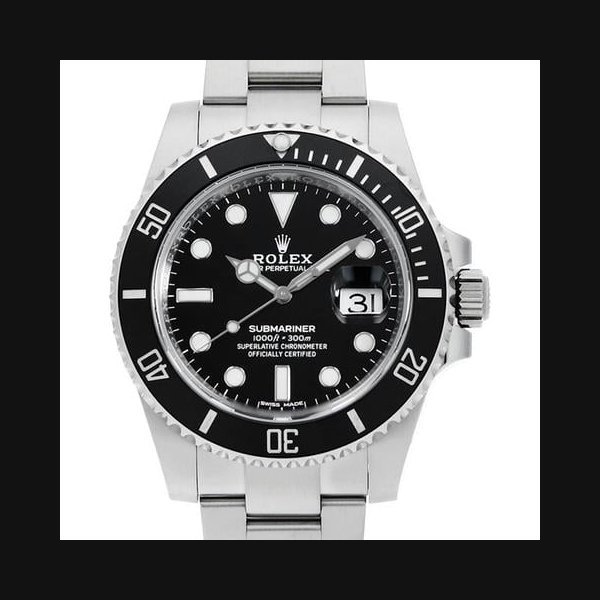 Rolex Rolex Submariner Date116610LN black Random Number USED mens