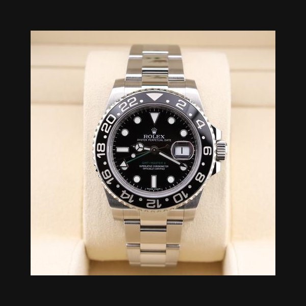Rolex Rolex GMT-Master II2019 GMT-Master II Black Green Arrow Oyster 116710LN 2019 Full Set Like New