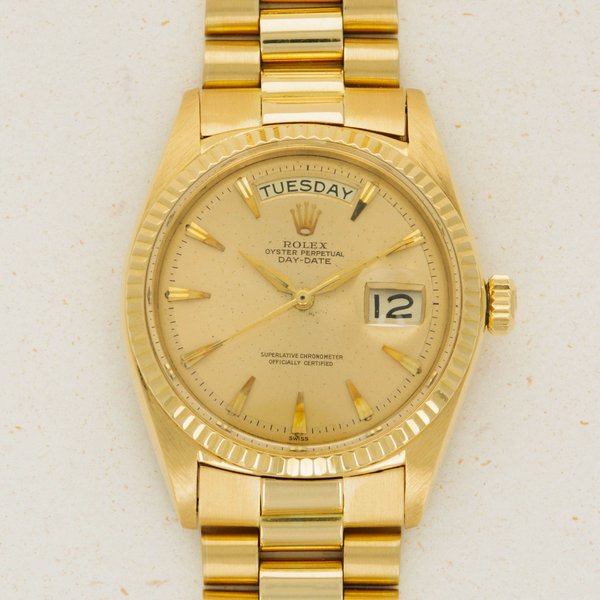 Rolex Day-Date 1803 18k YG Claw Dial Japanese Bracelet