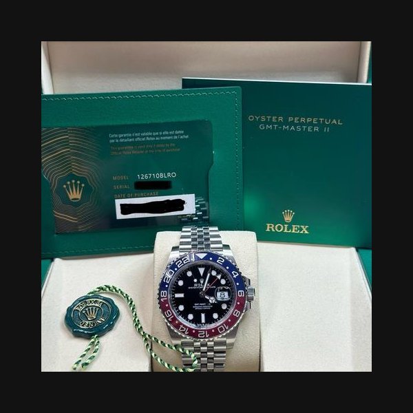 Rolex Rolex GMT-Master IIPepsi Black Dial on Oyster 126710BLRO
