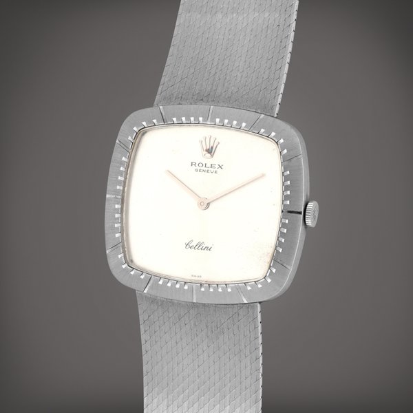 Rolex Cellini, Reference 4084 | A white gold bracelet watch | Circa 1973