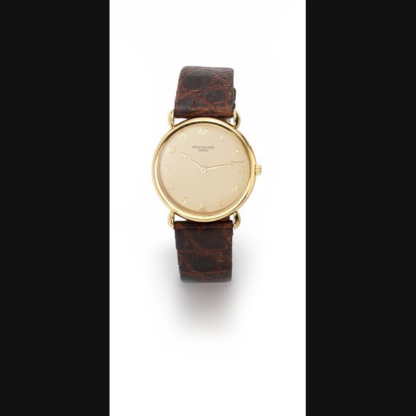 Patek Philippe Patek Philippe. An 18K gold manual wind wristwatch Calatrava, Ref:3820J, Case No.2845660, Movement No.1369725, Sold 13th October 1988 · 3820J