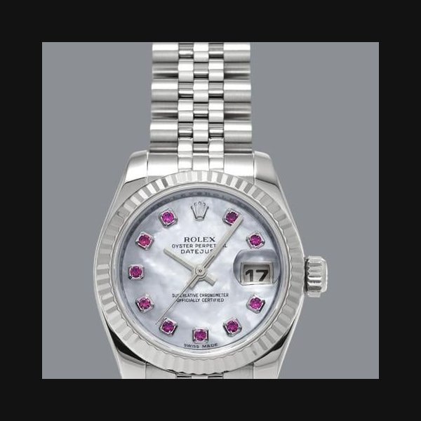 Rolex Rolex Lady-Datejust179174NGRZ | Diamonds | Gold&Steel | Box | 1 year warranty